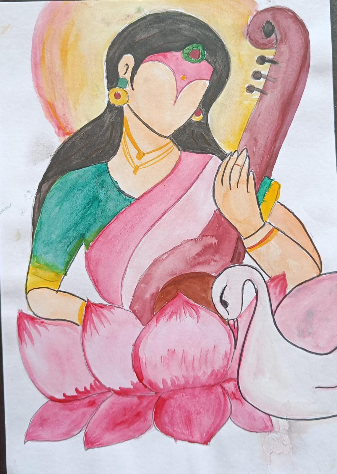 Madhubani Art by Himangi(8-B)